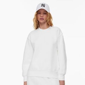 Aritzia Cozy Fleece Boyfriend Crewneck